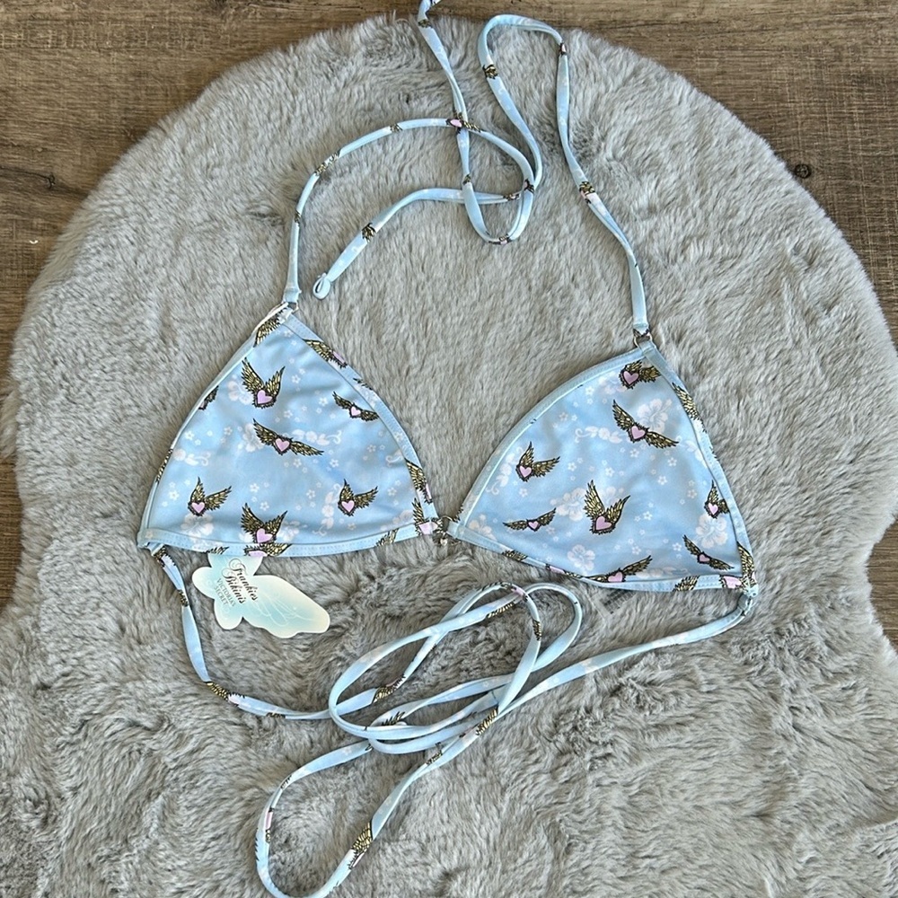NWT Frankie’s Bikinis X Victoria’s Secret Bikini Top L - Picture 2 of 7